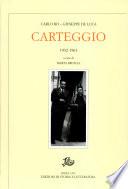 Carteggio 1932-1961