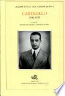 Carteggio 1940-1957