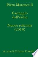 Carteggio dall'esilio (1831-1844) A cura di Cristina Contilli