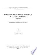Carteggio degli oratori mantovani alla corte sforzesca (1450-1500): 1463