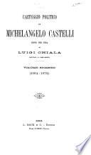 Carteggio politico di Michelangelo Castelli