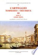 Carteggio Tommaseo-Vieusseux