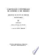 Carteggio universale di Cosimo I de Medici: (1549-1551) Mediceo del Principato, filze 392-403A