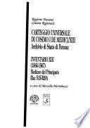 Carteggio universale di Cosimo I de Medici: (1564-1567) Mediceo del Principato, filze 515-529A