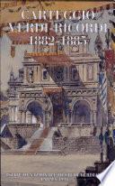 Carteggio Verdi-Ricordi, 1882-1885
