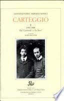 Carteggio, vol. I