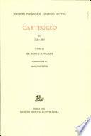 Carteggio, vol. II, 1920-1964