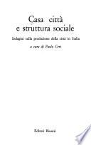 Casa, città e struttura sociale