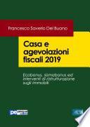 Casa e agevolazioni fiscali 2019