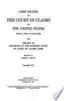 Cases Decided in the Court of Claims of the United States