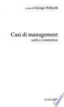 Casi di management : scelti e commentati