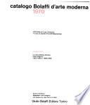 Catalogo Bolaffi d'arte moderna