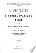 Catalogo collettivo della libreria italiana