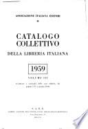 Catalogo collettivo della libreria Italiana