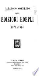 Catalogo completo delle edizioni Hoepli