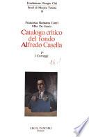 Catalogo critico del Fondo Alfredo Casella