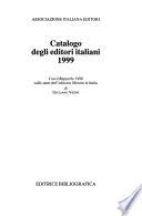 Catalogo degli editori italiani