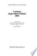Catalogo degli editori italiani