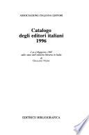 Catalogo degli editori italiani