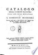 Catalogo degli uomini illustri, figli del Real Monistero di S. Domenico Maggiore