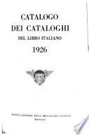 Catalogo dei cataloghi del libro italiano