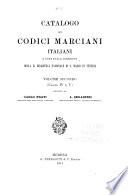 Catalogo dei codici Marciani italiani