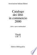 Catalogo dei libri in commercio