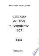 Catalogo dei libri in commercio
