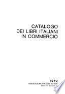 Catalogo dei libri italiani in commercio