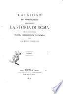Catalogo dei Manoscritti Riguardanti la Storia di Roma