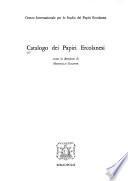 Catalogo dei papiri ercolanesi