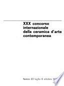 Catalogo del ... concorso internazionale della ceramica