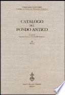 Catalogo del fondo antico: D-L
