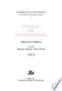 Catalogo del fondo Stendhal