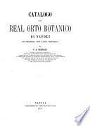 Catalogo del real orto botanico di Napoli
