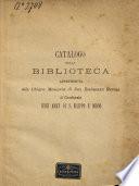 Catalogo della Biblioteca appartenuta alla Chiara Memorie di Sua Eminenza Reverendissima il Cardinale Luigi Amat di S. Filippo e Sorso, redatto da Giuseppe Migliorini