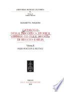 Catalogo della Discoteca storica Arrigo ed Egle Agosti di Reggio Emilia