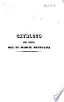 Catalogo della libreria del fu Marc. Rinuccini