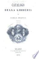 Catalogo della libreria di Carlo Branca