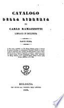 Catalogo della libreria di Carlo Ramazzotti