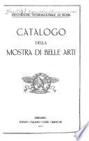 Catalogo della mostra di belle arti