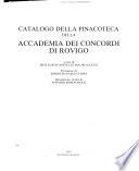 Catalogo della Pinacoteca della Accademia dei Concordi di Rovigo