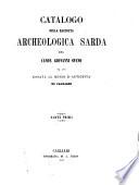 Catalogo della raccolta archeologica sarda del Canon. Giovanni Spano