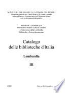 Catalogo delle biblioteche d'Italia