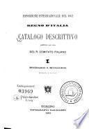 Catalogo descrittivo - Regno d'Italia, Classe I, Mineralogia e metallurgia
