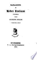 Catalogo di libri italiani vendibili presso Giuseppe Molini stampatore e libraio