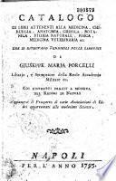 Catalogo di libri... vendibili nelle librerie di Giuseppe Maria Porcelli,...