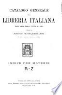 Catalogo generale della libreria italiana dall'anno 1847 a tutto il 1899