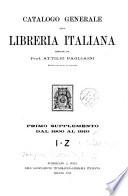 Catalogo generale della libreria italiana dall'anno 1847 a tutto il 1899