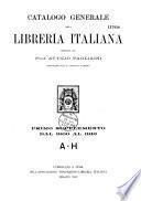Catalogo generale della libreria italiana dall'anno 1847 a tutto il 1899